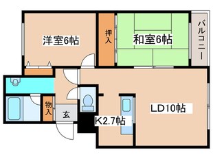 カ－ザグロリアの物件間取画像